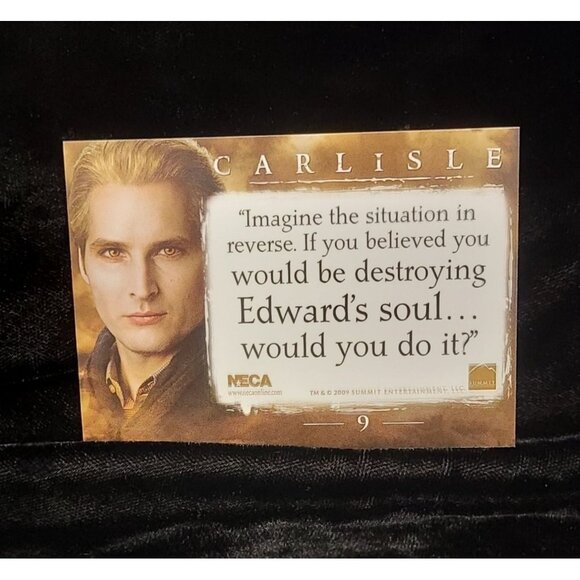 Collectible Carlisle Cullen New Moon Trading Card - Picture 2 of 6